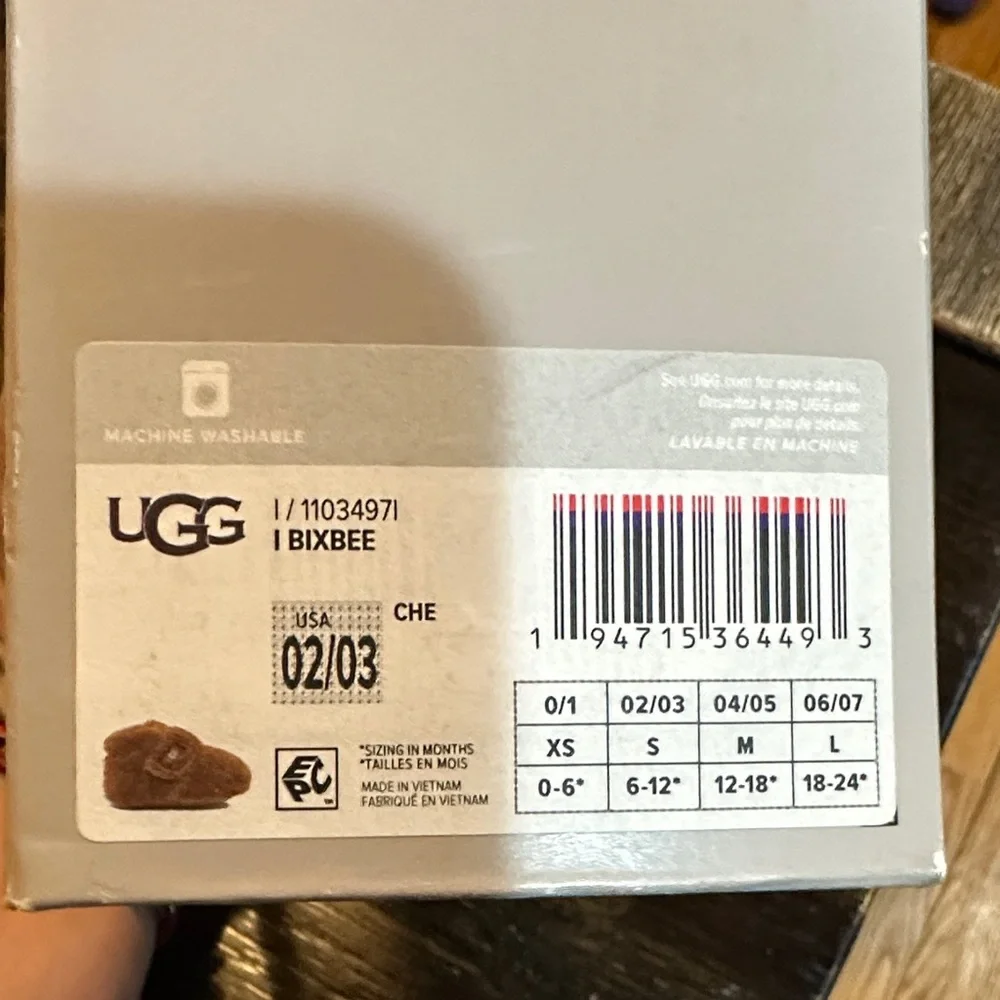UGG Brown Kids Slippers - Picture 5 of 5